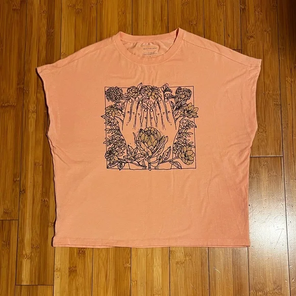 Anthropologie x Real Fun Graphic Muscle Tee Size M - Picture 3 of 16